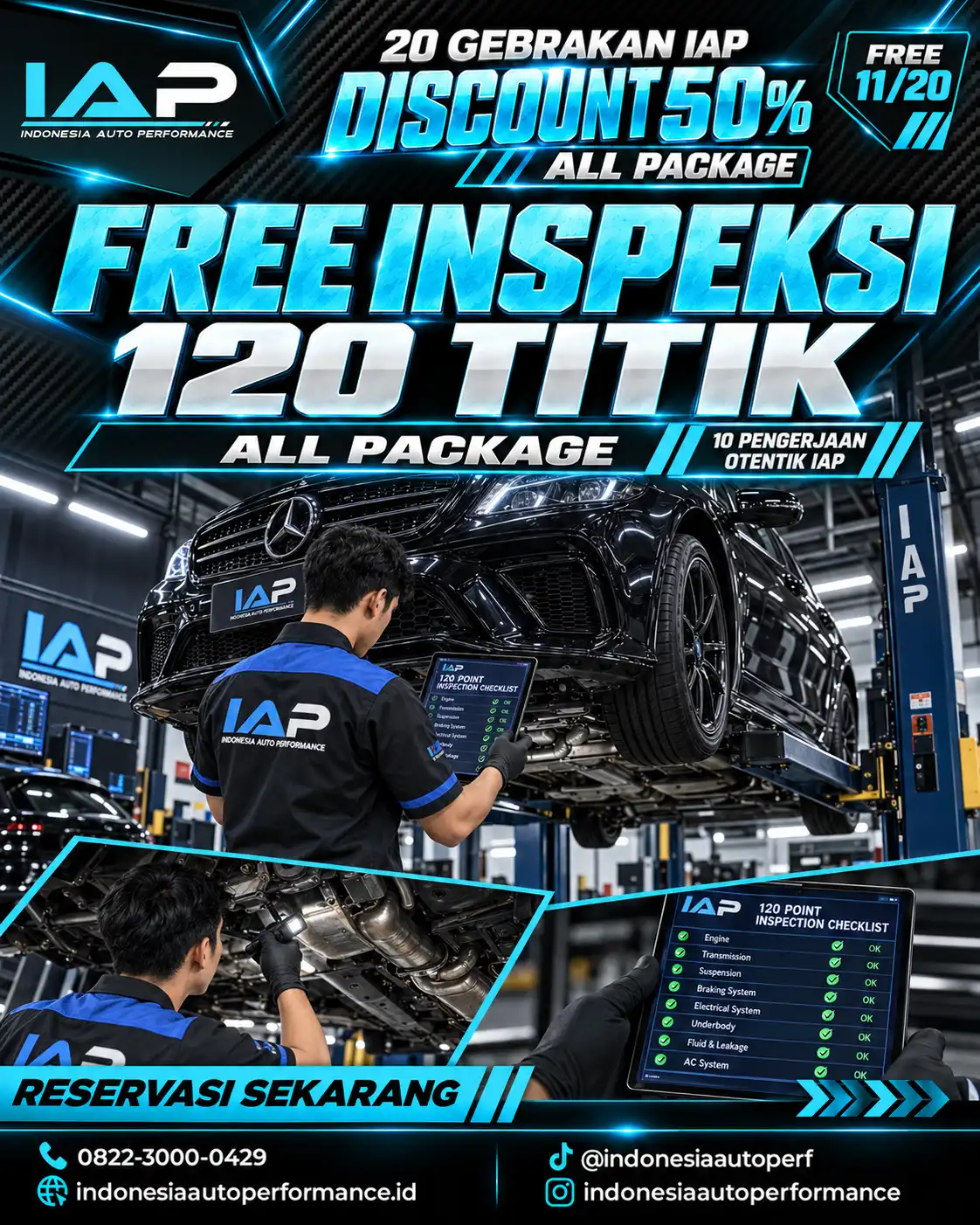 FREE INSPEKSI 120 TITIK