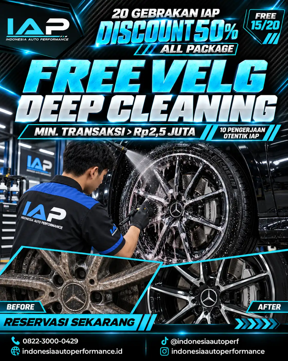 FREE VELG DEEP CLEANING