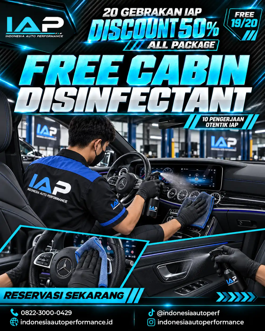 FREE CABIN DISINFECTANT