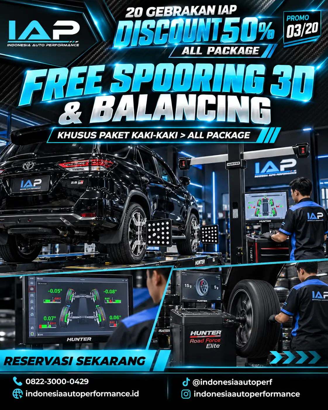 FREE SPOORING 3D & BALANCING